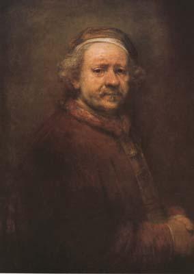 REMBRANDT Harmenszoon van Rijn Self-portrait aged 63 (mk08) Sweden oil painting art